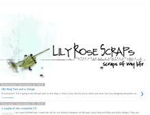 Tablet Screenshot of lilyrosescraps.blogspot.com