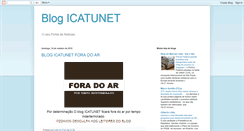 Desktop Screenshot of icatunet.blogspot.com