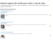 Tablet Screenshot of mejoreslugaresdelmundo.blogspot.com