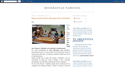 Desktop Screenshot of biografiasfamososinternacionales.blogspot.com