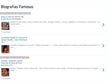 Tablet Screenshot of biografiasfamososinternacionales.blogspot.com