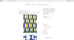 Desktop Screenshot of giftsandoccupations.blogspot.com