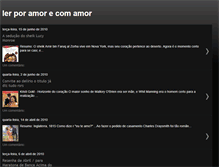 Tablet Screenshot of ler-e-amor.blogspot.com