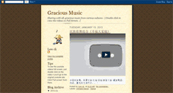 Desktop Screenshot of gracious-music.blogspot.com