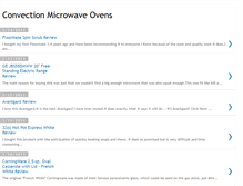 Tablet Screenshot of convection-microwaveovens.blogspot.com