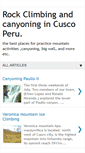 Mobile Screenshot of climbingincusco.blogspot.com