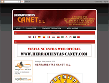 Tablet Screenshot of herramientas-canet.blogspot.com