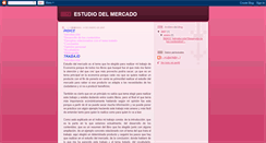 Desktop Screenshot of estudiodelmercado.blogspot.com