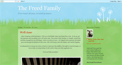 Desktop Screenshot of freedfam.blogspot.com