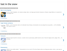 Tablet Screenshot of lostinthesnowangel.blogspot.com