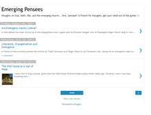 Tablet Screenshot of emergingpensees.blogspot.com