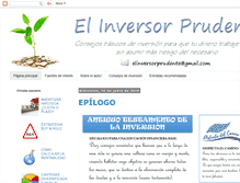 Tablet Screenshot of elinversorprudente.blogspot.com