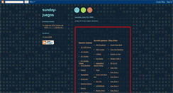 Desktop Screenshot of juegos-sunday.blogspot.com