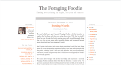 Desktop Screenshot of foragingfoodies.blogspot.com