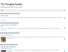 Tablet Screenshot of foragingfoodies.blogspot.com