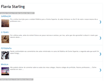 Tablet Screenshot of flaviastarling.blogspot.com