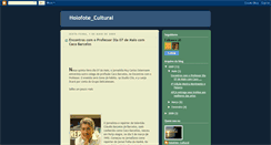 Desktop Screenshot of holofotecultura.blogspot.com