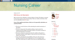 Desktop Screenshot of nursing-careers-options.blogspot.com