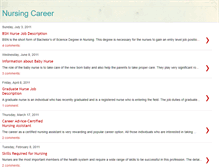 Tablet Screenshot of nursing-careers-options.blogspot.com