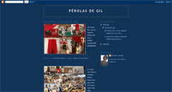 Desktop Screenshot of perolasdegil.blogspot.com