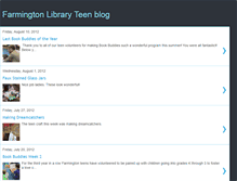 Tablet Screenshot of farmingtonlibctteen.blogspot.com