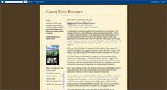 Desktop Screenshot of cancernewsresource.blogspot.com