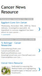 Mobile Screenshot of cancernewsresource.blogspot.com
