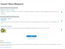 Tablet Screenshot of cancernewsresource.blogspot.com