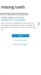 Mobile Screenshot of missing-tooth.blogspot.com