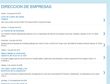 Tablet Screenshot of direcciondeempresascba.blogspot.com