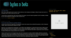 Desktop Screenshot of bytesnbots.blogspot.com