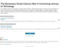 Tablet Screenshot of elementaryllibrarymediacenters.blogspot.com