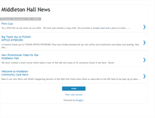 Tablet Screenshot of middletonhall.blogspot.com