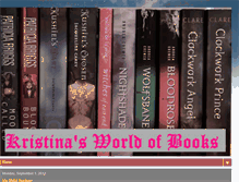 Tablet Screenshot of kristina-worldofbooks.blogspot.com