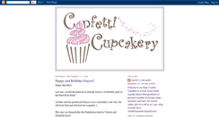 Desktop Screenshot of confetticupcakery.blogspot.com