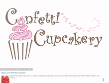 Tablet Screenshot of confetticupcakery.blogspot.com