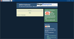 Desktop Screenshot of jellouniverse.blogspot.com
