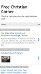 Mobile Screenshot of freechristiancorner.blogspot.com