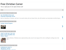 Tablet Screenshot of freechristiancorner.blogspot.com