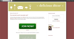 Desktop Screenshot of delicious-decor.blogspot.com