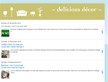 Tablet Screenshot of delicious-decor.blogspot.com