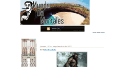 Desktop Screenshot of mundodemortales.blogspot.com