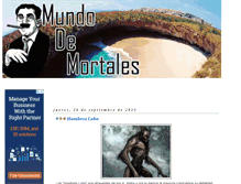 Tablet Screenshot of mundodemortales.blogspot.com