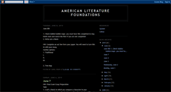 Desktop Screenshot of foundationsofamericanliterature.blogspot.com