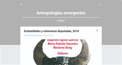 Desktop Screenshot of antropologiasemergentes.blogspot.com