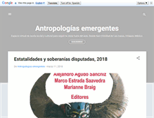 Tablet Screenshot of antropologiasemergentes.blogspot.com
