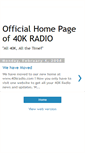 Mobile Screenshot of 40kradio.blogspot.com