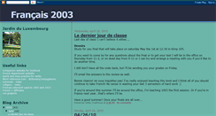 Desktop Screenshot of francais2003.blogspot.com