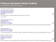 Tablet Screenshot of professoralessandrodantas.blogspot.com