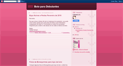 Desktop Screenshot of boloparadebutantes.blogspot.com